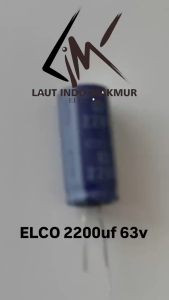 10 BUAH ELCO 2200UF 63V KAPASITOR CAPACITOR KAPASITOR ELKO 2200 UF 63 V ups stabilizer