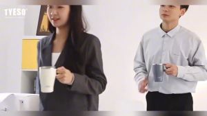 TYESO TS-8878/TS-8879 Insulated Thermal Coffee Cup Hot And Cold 304 Stainless Steel Water Cup (400ml/500ml)