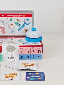 Childrens English flashcard battles parent-child interactive tabletop games English phonics teach