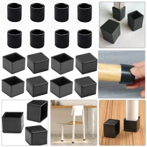16/8/4Pcs Chair Legs Caps Rubber Furniture Feet Floor Protectors Anti-slip Pads Silent Thicken Table Chair Leg Socks Covers