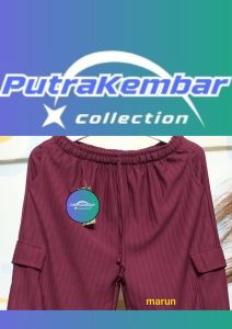 Kulot Panjang Jumbo Tali + Cargo Wanita