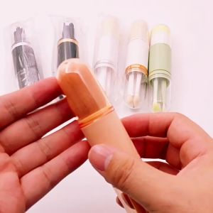 GGS Make Up Brush Portable Kosmetik Brush Travel Kuas Make Up 4 in 1 Kuas Make Up Set Kuas TABUNG SET 4 Y1855