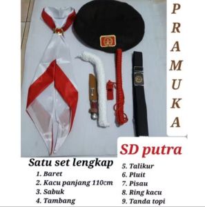 PAKET SET ATRIBUT PERAMUKA LENGKAP SD SMP