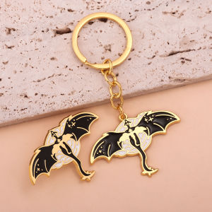 Fantasy Fourth Wing Keychain Bag Charms Enamel Pins Cartoon Anime Brooch Lapel Pin Badge Clothing Accessories Jewelry Fans Gifts