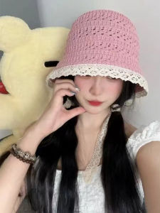 Mũ Lưỡi Trai Dệt Kim Ren Mùa Hè Cho Nữ Mũ Chống Nắng Đi Biển Kiểu Dáng Ngọt Ngào Dễ Thương Phù Hợp Với Mọi Lứa Tuổi