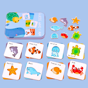 Dinosaur Transportation Fruit Cognition Matching Puzzle Educational Toy
