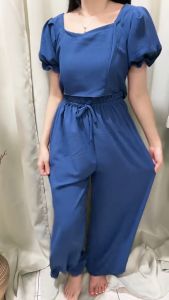 BestStore - Setelan Alita Top Crop + Celana Panjang Highwaist - Setelan Wanita 2IN1 - Setelan