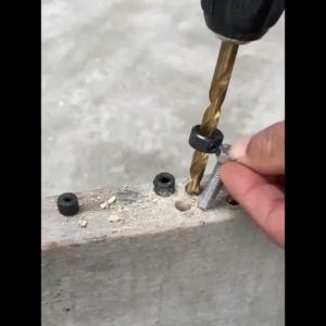 Drill Stoper Collar Set Stop Bit Ring Shaft Limit Metric Lock Steel Press Depth Ajustable Positioner Hole Guide Woodwork Tool