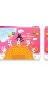 Dompet Mini Pouch Seri Mid Autumn Festival Mooncake Dompet Suvenir Mini Wallet Souvenir Gift