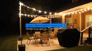 💡Solar Light Solar Garden Light Bulb String Light G40 LED Retro Bulb Glass Fairy Light USB Outdoor Waterproof Decor Lamp