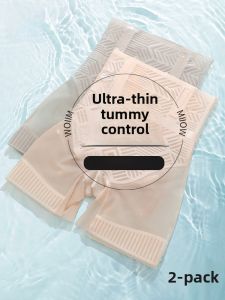 MiiOW | High-Waist Slimming Abdomen Pants Strong Shaping Postpartum Womens Thin Cotton Polyester Elastic Fiber Safety Pants