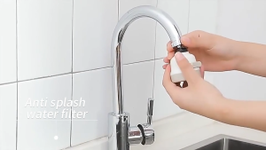 Pisau Berputar Filter Shower Head 3 Mode Faucet Tap 360° Rotata Faucet High Pressure Water Saving Tap Nozzle Universal Tap Kitchen旋转水龙头