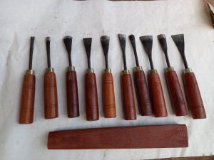 bộ đục 11 món gỗ NGHIẾN siêu bén chuyên bonsai