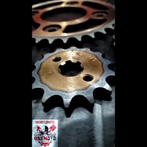 GEAR GIGI TARIK DEPAN BELAKANG & RANTAI SET 14T-36T/106L SUPRA FIT X 125 BLADE KUALITAS SUPER