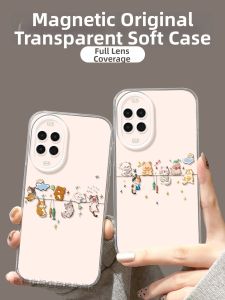 CIJING | Protective Shockproof Silicone Case Cartoon Transparent