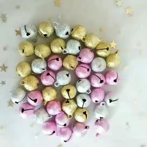 Combo 10 lục lạc gắn vòng cổ cho thú cưng 14mm chuông đeo cho chó mèo nhiều màu sắc âm thanh vui nhộn