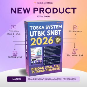 TOSKA SYSTEM UTBK SNBT 2026 DENGAN SOAL ASLI 15 TAHUN TERAKHIR Dengan 7 Subtes [TPS Literasi dan Penalaran Matematika] - Bebas Inti Cendekia - Bonus Bimbel Belajar