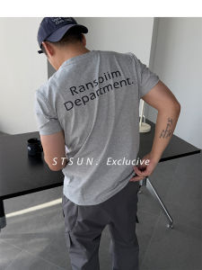 STS Agile Tee Mens Short Sleeve T-Shirt Moisture Wicking Strength Sensation Shoulder Accurate Arm Slimming Printed Fashionable Casual Cotton Blend