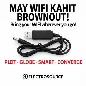 Portable 5V to 12V USB Power Cable | Power Your Globe/PLDT/Converge Router Using Powerbank – Brownout Solution