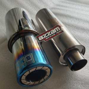 KNALPOT RACING 1 PAKET DENGAN PEREDAM UNTUK MOBIL AVANZA BRIO MOBILIO CALYA AGYA HRV CIVIC DLL