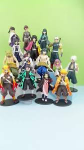 Bandai | New Anime Figure Demon Slayer Figure Kimetsu No Yaiba Doll Tanjiro Nezuko Zenitsu Figure Inosuke Warrior Action Figure Model Toy