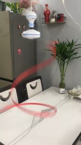 จัดส่งใน 24 ชั่วโมง พัดลมเพดานมินิ 5 ใบพัด พัดลมแขวนไล่แมลงวัน ขับไล่แมลงวันและแมลง สายไฟยาว 1.4 เมตร ประหยัดไฟ