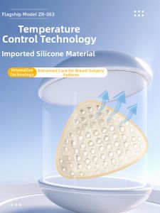 CARMINE OF SIX PETALS | Post-Surgical Antibacterial Breathable Silicone Breast Prosthesis