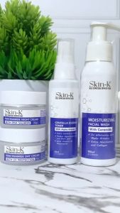 Facial Wash 100ml With Ceramide | 5x Whitening Alpha Arbutin | Niacinamide | Collagen | BPOM | Sabun Wajah | Kulit Sensitif Jerawat Kering Berminyak | Memutihkan Memudarkan Kerutan | Niacinamide