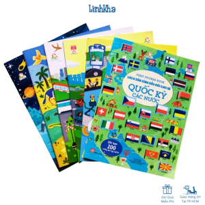 Sách Dán Hình Đầu Đời Cho Bé - Ô Tô - First Sticker Book - Đinh Tị