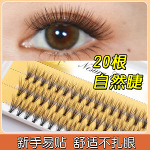 Planting False Eyelashes Single Stem 20 Pieces Curling Soft Thickened Dendroid Grafting Chinese Brand Beauty Tool Accessory