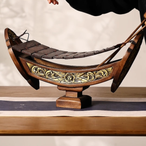 เครื่องดนตรีไม้ระนาด (Xylophone) งานไม้แกะสลัก ของตกแต่งสร้างบรรยากาศ สำหรับร้านกาแฟ โรงแรม และห้องนั่งเล่น