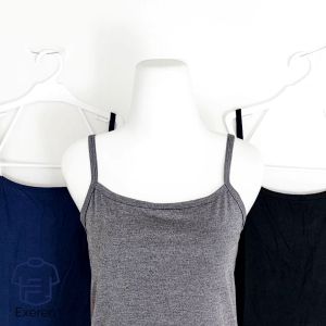 Camisole Tanktop Dress - Inner Dress Tanktop Tali - Mini Dress Wanita