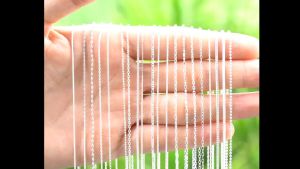 สร้อยคอเงินแท้ 925 ลายฟิกาโร  (เงินแท้ทั้งเส้น ไม่ใช่เงินชุบ) ราคาโรงงานผลิตเอง ไม่ลอก ไม่แพ้ พร้อมใบรับประกัน ไม่หลอกลวงแน่นอนครับ