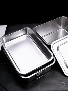 Stainless Steel Tray Deep Rectangular