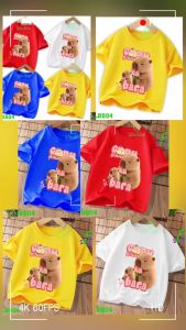 Áo thun trẻ em hình capybara bé trai bé gáitừ 6kg-30kg.ALBB04