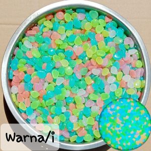 Batu hias buatan Resin Glow in the Dark Batu hias dekorasi aquarium