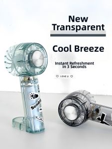 QUZHI | Transparent Ice Cooling Handheld Small Fan