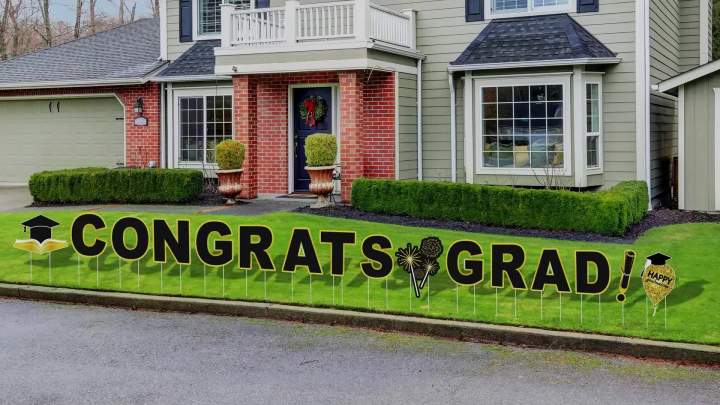 RUODON Congrats Grad Yard Signs 2025 Graduation Yard Signs Graduation ...