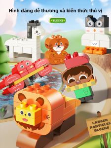 FEELO | Educational Building Blocks for Children 3-6 Years Old Large Pieces Animal Shapes