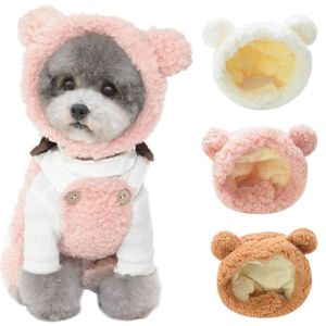 LETIGO Soft Comfortable Cosplay Costume Short Plush Bear Cat Hat Puppy Cap Headgear