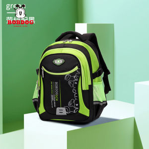 Bobdog Schoolbag Primary School Grade One Male and Female Children II Three to Six Lightweight Backpack Spine Protection Lightweight Backpack