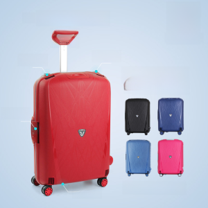 Pure Luggage Travel Suitcase with Universal Wheels for Men And Women Going Abroad RONCATO Brand Lock Buckle Closure PP Material