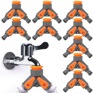 3-Way Y Type Hose Joint Quick Connect Splitter Garden Irrigation System Accessories Water Diverter Valve
