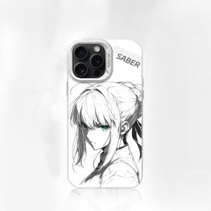 Colorful Silver Line Sketch Design Phone Case for  16Promax Xiaomi 14 Huawei Mate70Pura 80K60 Honor 200Note13 Nova13 FindX8S18