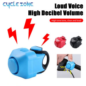 Bicycle Electronic Horn Alarm Warning Safety Electric Bell MTB Bike Handlebar Alarm 5 Sound Modes Ring Bell Cycling Accessories