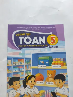 Bao Sách Kèm + Tập Vở Bài Tập Toán Lớp 5 Tập 1
