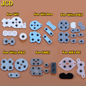 JCD 1Set For Nintend Wii / WIIU PAD / WII PRO for SNES SFC / NES PC Console Conductive Rubber Silicone Pads Buttons