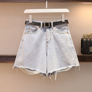 Shalldoer | Ripped Fringe Summer New Fashion Denim Shorts