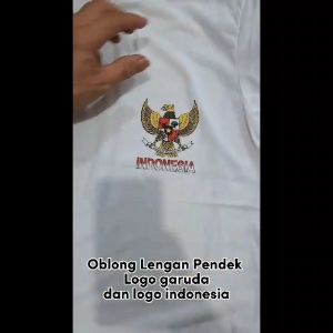 Kaos Oblong Pria Lengan Pendek LOGO GARUDA