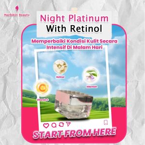NIGHT PLATINUM WITH RETINOL | RETINOL CREAM | MARFSKIN BEAUTY